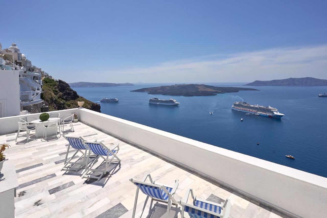 Amphitheater Cave Houses Fira  Exteriör bild