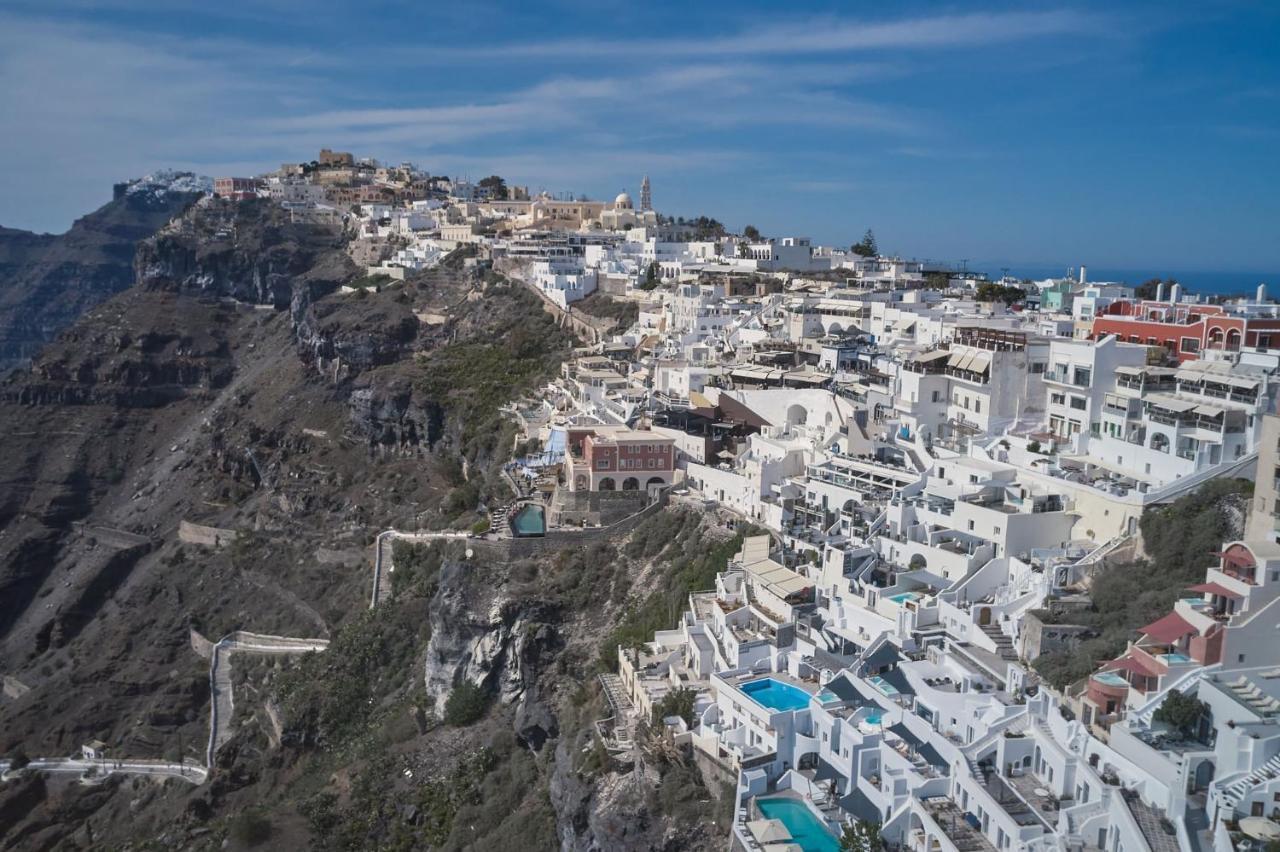 Amphitheater Cave Houses Fira  Exteriör bild