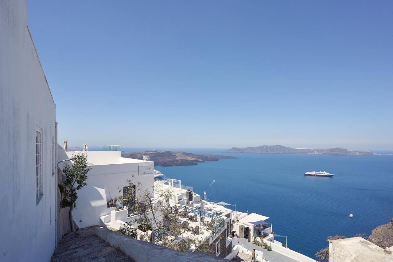 Amphitheater Cave Houses Fira  Exteriör bild